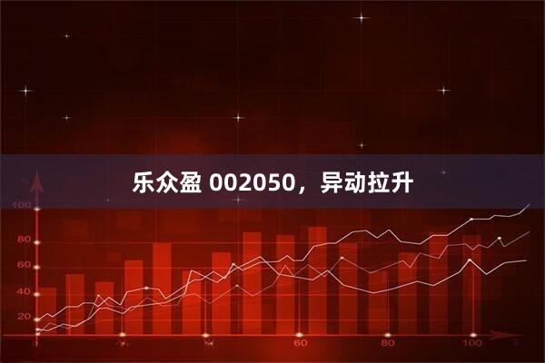乐众盈 002050，异动拉升
